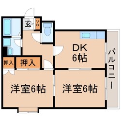 ハピネス浦風Ⅱの物件間取画像